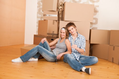 Removals van ready for a local move in Richmond