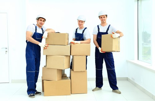 Moving crew loading furniture during a Richmond house removal