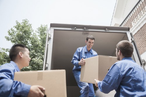 Removal team preparing a local move in Richmond