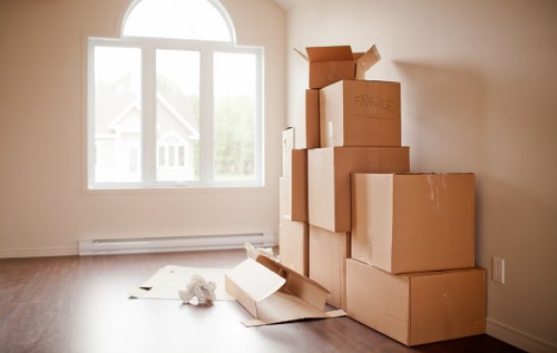 Man and van vehicle ready for a local move in Richmond