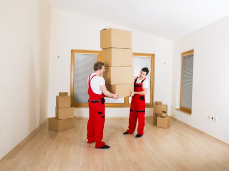 Charity donation items prepared during a Richmond house clearance
